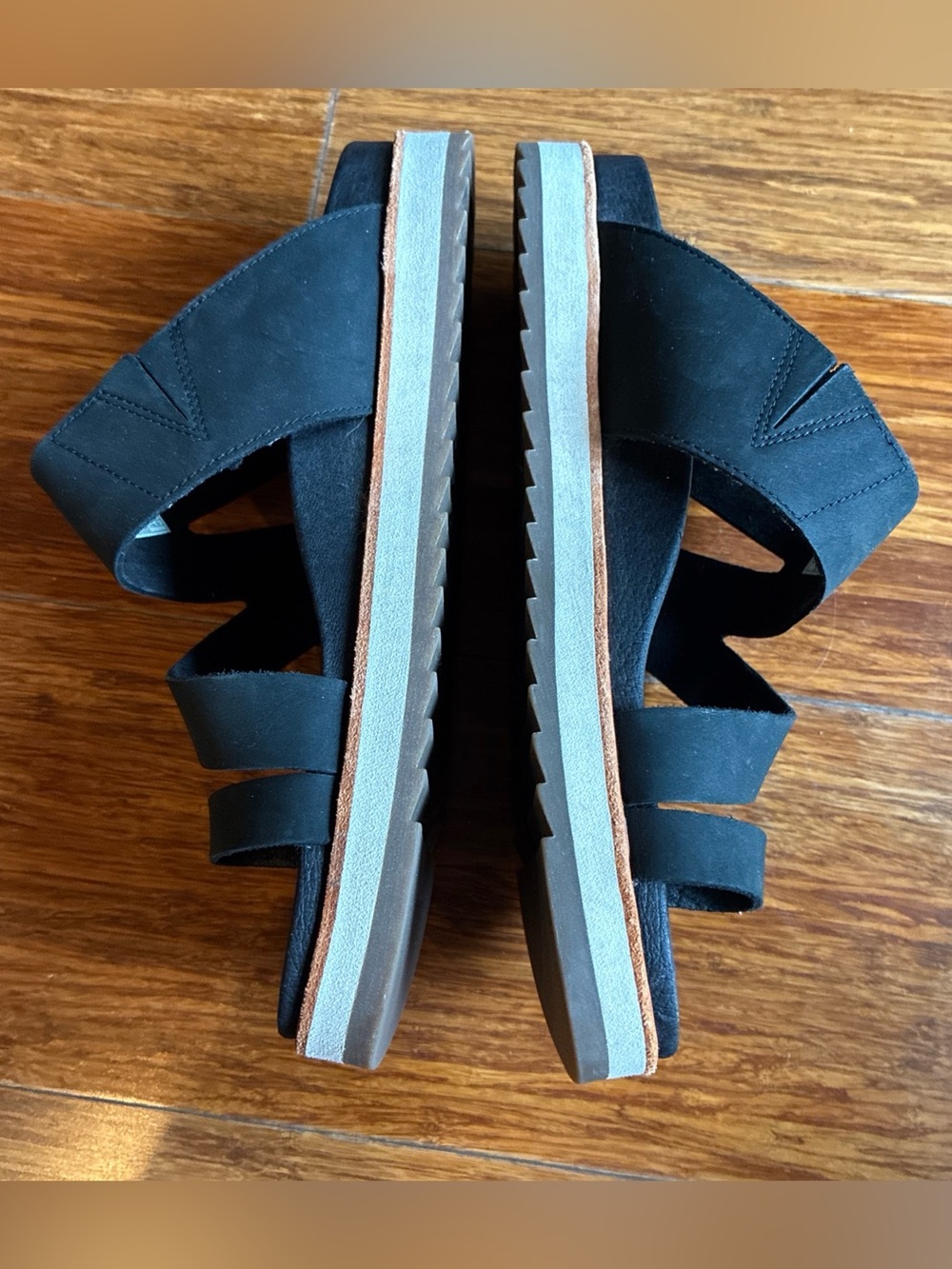 Merrell Juno Leather Sandal 8 Black - Picture 3 of 9